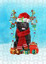 newfoundland dog in snow jigsaw puzzle christmas 1000 pieces jigsaw puzzle printymotion newfoundlan dog lover christmas gifts dog lovers christmas snow dogs
