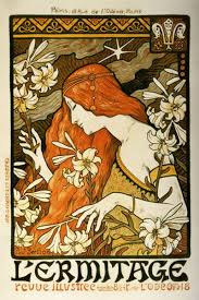 Details About Girl Flower L Ermitage Paris French Art Nouveau Vintage Poster Repro Art Nouveau Poster Art Nouveau Illustration Mucha Art