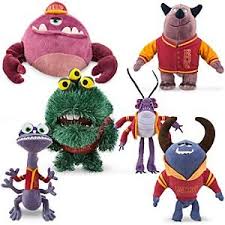 Buy Disney Store Bundle of 6 Monsters University ROR Plush Collection  Online at Low Prices in India - Amazon.in