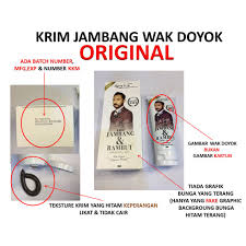 Wak doyok jambang cream is a specially powered cream formulation to promote hair and hair growth on your face with effects as fast as 14 days! New Packaging 100 Ori Wak Doyok Krim Jambang Harga Borong Wholesale Price Shopee Malaysia