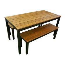 Nationalbusinessfurniture.com has been visited by 10k+ users in the past month Swan Street Dining Table And Bench Seats 3 Piece Setting Beer Garden Outdoor Pub Bar Furniture Set 1