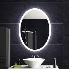Our led mirror guide focuses on led mirrors with frosted strips illuminated in front and includes the most stylish and functional led mirrors for 2021. Oval Shape Illuminated Led Bathroom Mirror Buy Led Bathroom Mirror Bathroom Led Mirror Oval Led Bathroom Mirror Product On Alibaba Com