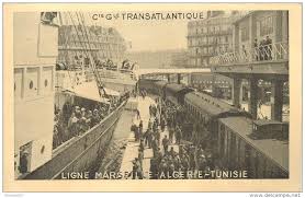 Compagnie Transatlantique Ligne Marseille Algerie Tunisie Marseille Photos Anciennes Tunisie