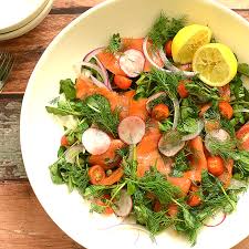 Remove the seeds and finely chop the chilli. Easy Smoked Salmon Watercress Salad Recipe Chef Mike Ward