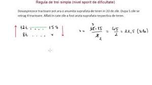 Mrimi direct si invers proporionale. Regula De Trei Simpla Nivel Sporit De Dificultate Youtube