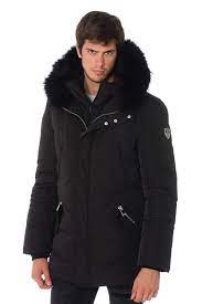 Herren Mantel Horspist Wagram Noir Leder Jack De