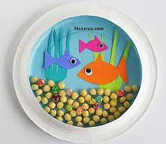 akvaryum craft creative el yapimi eskileri degerlendirme fish aquarium fish craft project ger kagit elisi yeni yurumeye baslayan cocuk elisi kolay elisleri