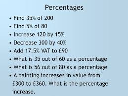 So, if your loan is $250,000, you can expect to pay between $104 and $208 extra every month until that happens. Percentages Find 35 Of 200 Find 5 Of 80 Increase 120 By 15 Ppt Download