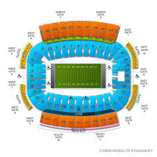 Commonwealth Stadium Seating Chart 2019