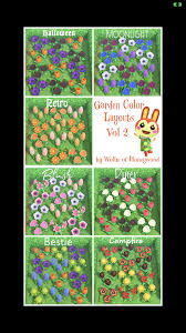 Acnl Garden Layouts 4 In 2020 Animal Crossing Animal Crossing Game New Animal Crossing