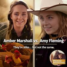 It's funny how, after all these years, Amber Marshall and Amy Fleming feel  almost like the same person. The real Amber lives