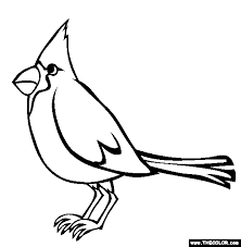 I heard my friends on twitter were asking about my cousins around the world! Bird Online Coloring Pages