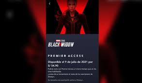 Mar 24, 2021 · in the past, disney plus' two other films released on premier access have joined the standard library three months after their debuts, but that doesn't necessarily mean black widow will follow suit. Black Widow Precio Para Ver La Pelicula En Peru Via Disney Plus La Republica