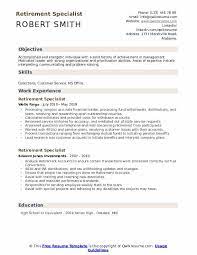 160+ free resume templates for word. Retirement Specialist Resume Samples Qwikresume