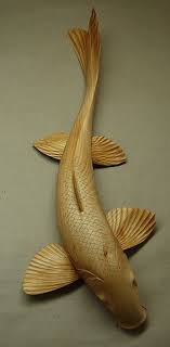 Koi Carp Carp Koi Wood Art Diy Wood Art Easy Wood Art Ideas Wood Art Painted Wood Art Projects Wood Carving Art Fish Sculpture Wooden Art