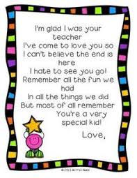 Image Result For Goodbye Letter To Teacher From Kindergarten Student Teacher Gifts Letter To Students Preschool Graduation
