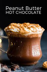 This Healthy Homemade Peanut Butter Hot Chocolate Recipe Is Creamy Chocol Hot Chocolate Recipes Peanut Butter Hot Chocolate Peanut Butter Hot Chocolate Recipe