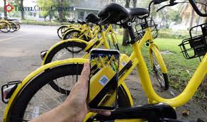 I like how the ofo logo kind of looks like a little stick figure riding a bicycle. How To Use Bike Sharing In China Mobike Ofo 2020 Traveler S Guide