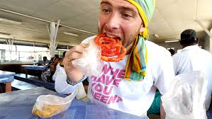 The pot calling the kettle black. Video Surinamese Food Tour Of The Kwatta Sunday Market Indian Indonesian Food Paramaribo Suriname David S Been Here