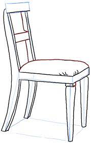 how to draw a chair in the correct perspective with easy steps how to draw dat chair drawings easy step