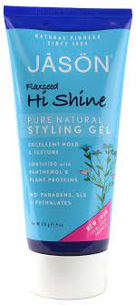 Amazon Com Jason Flaxseed Hi Shine Styling Gel 6 Ounce Tubes Pack Of 2 Hair Styling Gels Beauty