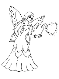 Coloring book zone brings you adult coloring books, floral coloring books, inspirational books and therapeutic packages of coloring books. Magical Fairy Coloring Page Free Printable Coloring Pages For Kids