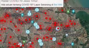 Simbol rumah pengantin dalam peta. Bisa Lacak Persebaran Virus Corona Begini Cara Akses Radar Covid 19 Suara Jatim