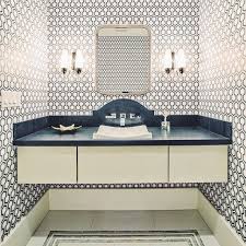 1 379 Likes 27 Comments Cole Son Cole And Son Wallpapers On Instagram Tehran New Bathroom Wallpaper Bathroom Wallpaper Geometric Bathroom Wallpaper