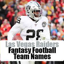 Las Vegas Raiders Fantasy Football Team Names 2021 Athlonsports Com Expert Predictions Picks And Previews