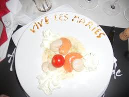 Dans un restaurant, ou à la cantine, c'est l'ensemble des mets qui peuvent être servis pour un prix déterminé. Entree De Notre Repas De Mariage Saint Jacques A La Creme Picture Of Au Coeur Du Monde Terdeghem Tripadvisor