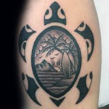 Tribal turtle tattoos are prevalent and seen most often in dark ink. 70 Tribal Turtle Tattoo Designs For Men Manly Ink Ideas Turtle Tattoo Designs Turtle Tattoo Tribal Tattoos