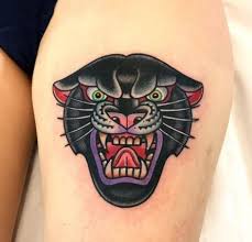 Black American Traditional Tattoo 63 Ideas For Tattoo Old School Panther Black American Traditional American Black Ide In 2020 Black Panther Tattoo Panther Tattoo Traditional Tattoo Old School