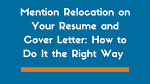 Cover letter in your cover letter, tell the reader that you are relocating to the area or that you are available for relocation. Relocation Cover Letter For Nurses July 2021