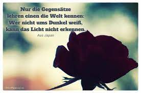 Nur Die Gegensatze Lehren Einen Die Welt Kennen Wer Nicht Ums Dunkel Lebensweisheiten Gelehrte Leben