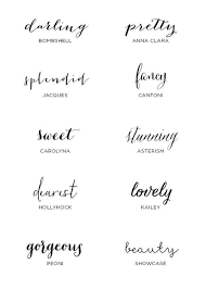 10 Hottest Wedding Invitation Fonts Romantic Fonts Lettering Wedding Fonts