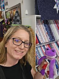 This mother-daughter duo from the Dallas area completed all of the quilt  shops today