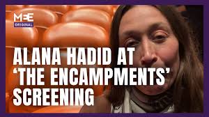 Alana Hadid speaks to MEE at the screening of 'The Encampments' a  documentary she served as creative director for