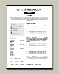 An accountant's primary duties include analyzing financial data and budget forecasts, creating balance sheets, profit and loss and taxation reports, and assisting organizations in finance management, tax strategies and effective use. Free Cv Examples Templates Creative Downloadable Fully Editable Resume Cvs Resume Jobs