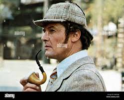 ROGER MOORE, SHERLOCK HOLMES À NEW YORK, 1976 Photo Stock