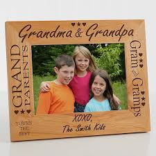 Personalized family tree serving bowl best grandparent gift for a pregnancy announcement : Custom Wood Picture Frame 5x7 Grandma Grandpa Gifts For Grandparents