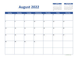 August 2022 Calendar Classic Wikidates Org
