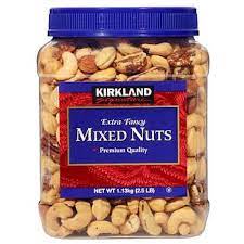 Kirkland Signature Extra Fancy Mixed Nuts 2 5 Lbs Mixed Nuts Snacks Nuts