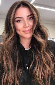 Copper highlights are red highlights which can be added to any hair colour (not just auburns and gingers) to add warmth to your look. Brown Hair Colour Ideas For 2021 Dark Brown With Copper Highlights
