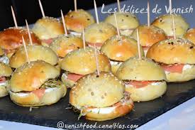Mini Burger Apero Au Saumon Vanish Delices Recettes De Cuisine Livre De Recette Thermomix Mini Burgers