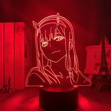 Led night light usb projector lamp 3d starry butterfly fireworks gifts decor. Zero Two Figure Anime Lamp Darling In The Franxx Konohalampco