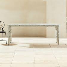 The carnevale rises above the vagaries of fashion and instantly establishes itself as a contemporary classic. Lambrate Rectangular Gray Terrazzo Dining Table