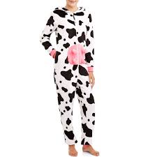 Secret Treasures Secret Treasures Women S And Women S Plus Character Union Suit Pajama Cow Walmart Com Walmart Com