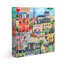 Create, play, share jigsaw puzzles and compete with other users. Eeboo Paris In A Day 1000 Piece Puzzle Family Jigsaw Puzzles At Crafts4kids Co Uk