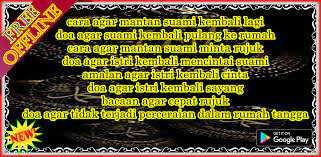 Maybe you would like to learn more about one of these? Doa Ampuh Agar Rujuk Kembali Lengkap Latest Version For Android Download Apk