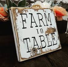 Farmhouse Kitchen Decor Farm To Table Sign Rustic Wood Decor Cottage Rustic Wood Decor Farmhouse Kitchen Decor Kitchen Signs